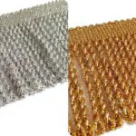 FRĘDZLE METALIZOWANE 7 cm - 0,5 METRA