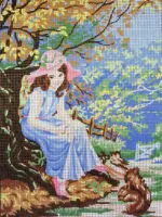 Kanwa z nadrukiem LEŚNI PRZYJACIELE (6289)