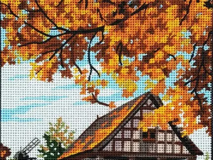 Kanwa z nadrukiem JESIEŃ (6169)