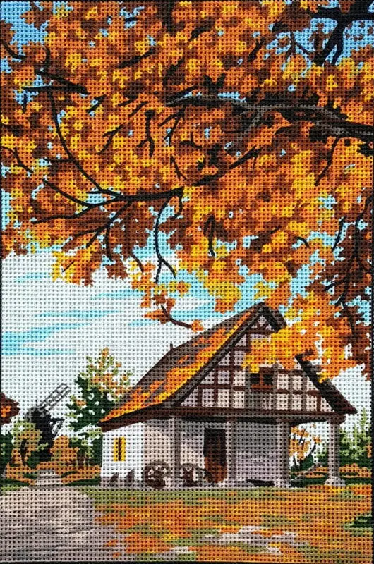Kanwa z nadrukiem JESIEŃ (6169)