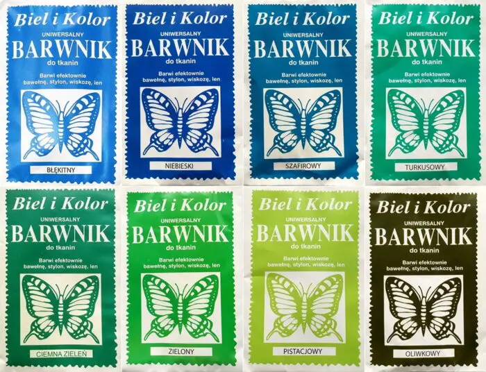 BARWNIK do tkanin