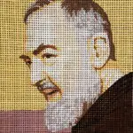 Kanwa z nadrukiem OJCIEC PIO (3101)