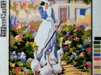 Kanwa z nadrukiem KRAJOBRAZ (6033)