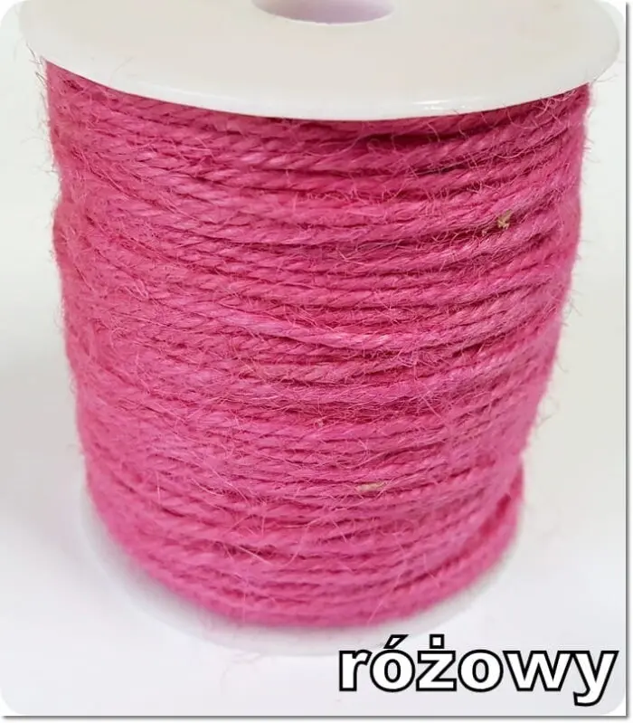 Sznurek KONOPNY JUTOWY 2mm na metry
