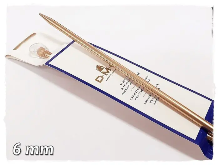 Druty proste DMC w kolorze RÓŻOWEGO ZŁOTA - od 2 do 15mm - obrazek 10