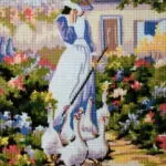 Kanwa z nadrukiem KRAJOBRAZ (6033)