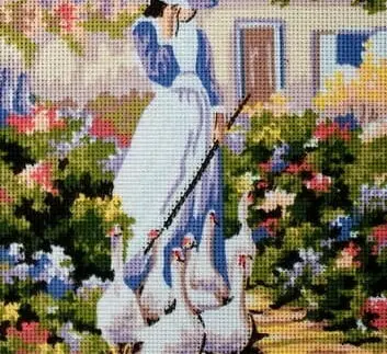 Kanwa z nadrukiem KRAJOBRAZ (6033)