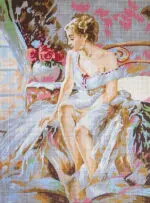 Kanwa z nadrukiem KOBIETA (10439)