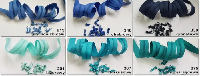 ZAMEK taśma suwakowa 3mm na metry