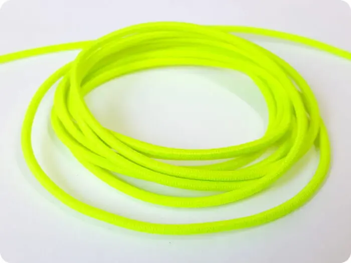 GUMA OKRĄGŁA 2mm NEONOWA