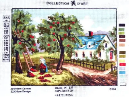 Kanwa z nadrukiem JESIEŃ (6187)