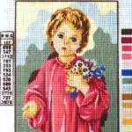 Kanwa z nadrukiem POSTAĆ DZIECKO (3222)