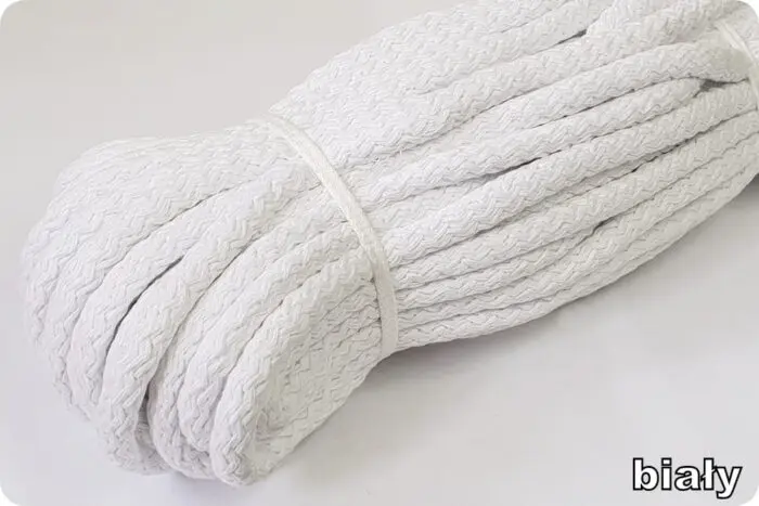 Sznurek pleciony BAWEŁNIANY 10mm- opakowanie 25m