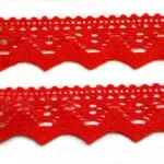 KORONKA POLIESTROWA 37 mm (D707) RÓŻNE KOLORY