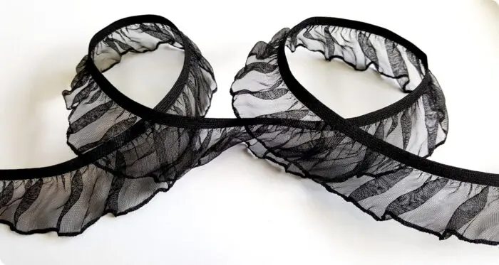 Gumokoronka 40mm POJEDYNCZA