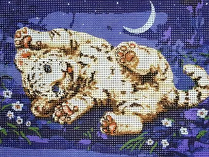 Kanwa z nadrukiem TYGRYSEK (6310)