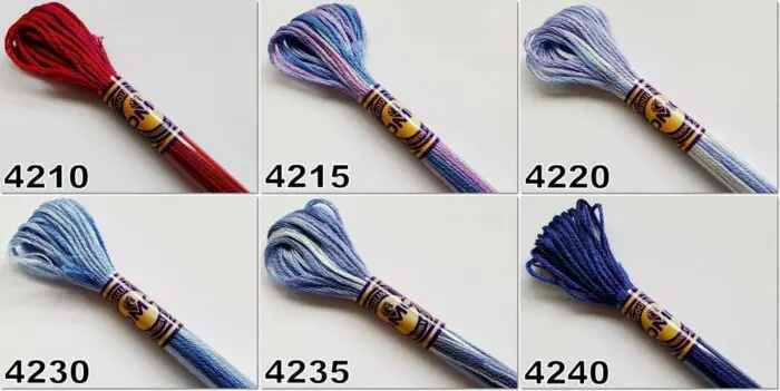 MULINA DMC COLOR VARIATIONS