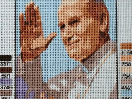 Kanwa z nadrukiem JAN PAWEŁ II (3300)