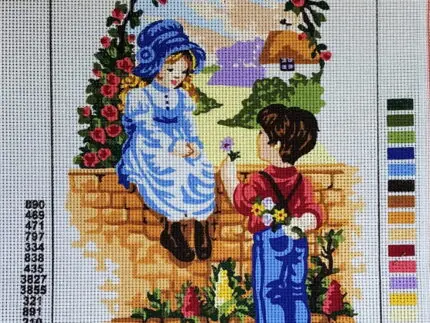 Kanwa z nadrukiem SPOTKANIE (6291)