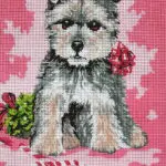 Kanwa z nadrukiem PIESEK (6277)