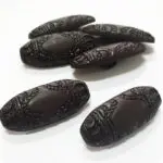 GUZIK ozdobny 35/15mm - CIEMNY BRĄZ (9A)