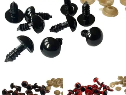 Bezpieczne oczka zaciskowe do zabawek 10mm 1szt