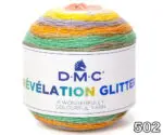 Włóczka DMC REVELATION GLITTER 150g/520m - akryl + wełna + nitka metalizowana