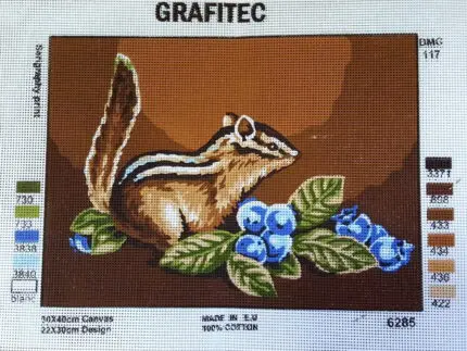 Kanwa z nadrukiem WIEWIÓRKA (6285)