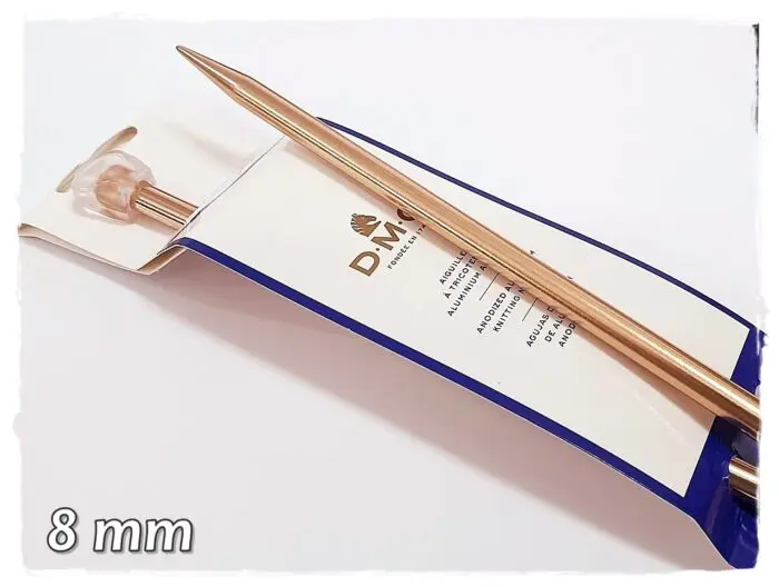 Druty proste DMC w kolorze RÓŻOWEGO ZŁOTA - od 2 do 15mm - obrazek 12