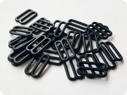 Regulator do ramiączek  14mm CZARNY