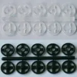 ZATRZASKI PLASTIKOWE 10 mm - 5 SZTUK