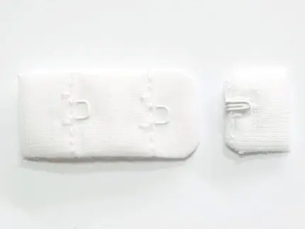 ZAPIĘCIE do biustonosza JEDNORZĘDOWE BIAŁE