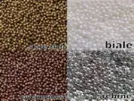 KORALIKI PEREŁKI 3 mm METALICZNE - RÓŻNE KOLORY