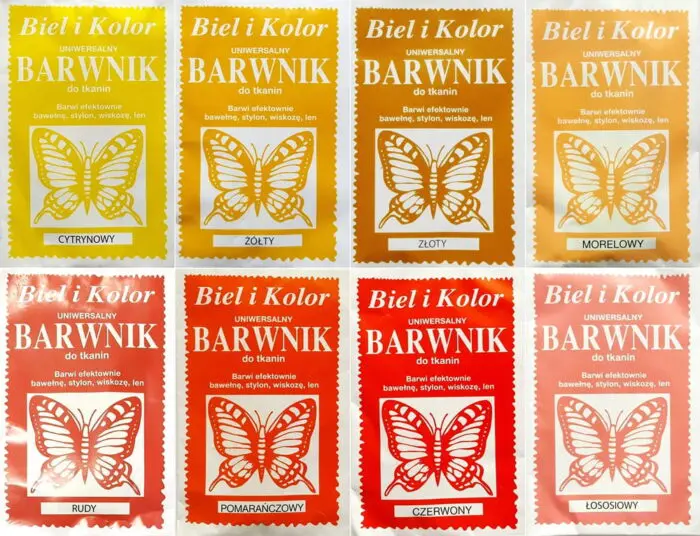 BARWNIK do tkanin