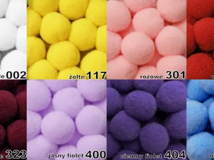 POMPONY 20 mm (P-1) 5 sztuk