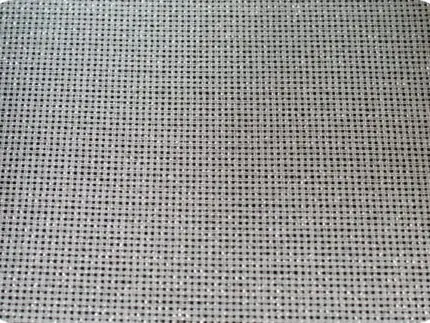 KANWA, TKANINA DO HAFTU Z METALIZOWANĄ NITKĄ 14ct - 54o/10cm, szer. 100 cm