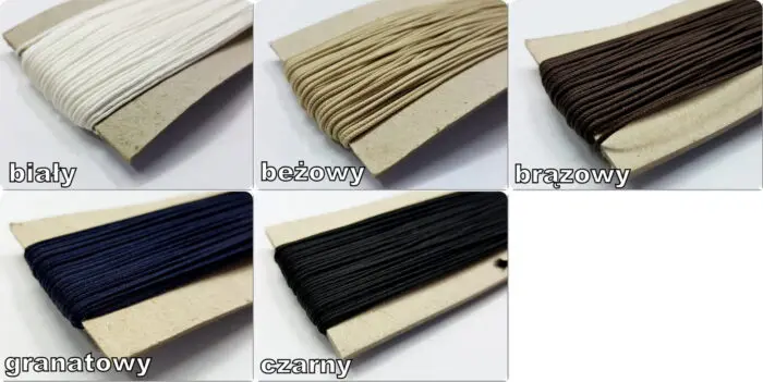 Sznurek PLECIONY do korali/ opakowanie 25m