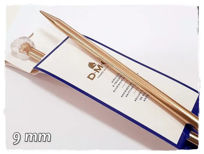 Druty proste DMC w kolorze RÓŻOWEGO ZŁOTA - od 2 do 15mm - obrazek 13