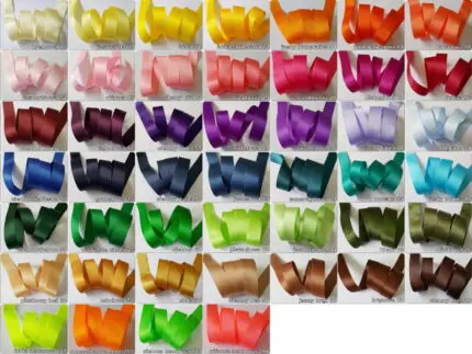 WSTĄŻKA SATYNOWA 25 mm DWUSTRONNA - SUPER JAKOŚĆ