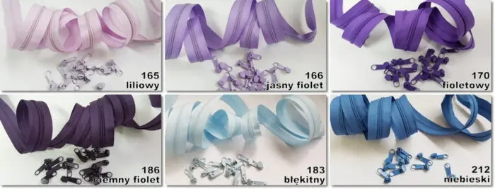 ZAMEK taśma suwakowa 3mm na metry