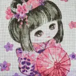 Kanwa z nadrukiem MAŁA GEJSZA (6313)