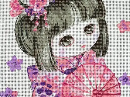 Kanwa z nadrukiem MAŁA GEJSZA (6313)