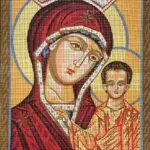 Kanwa z nadrukiem MATKA BOSKA (6063)