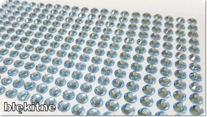 Kryształki samoprzylepne 6mm/ 260szt