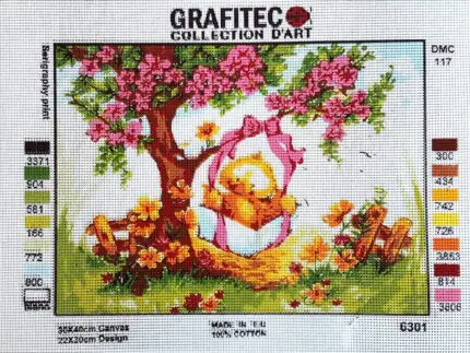 Kanwa z nadrukiem KACZUSZKA (6301)