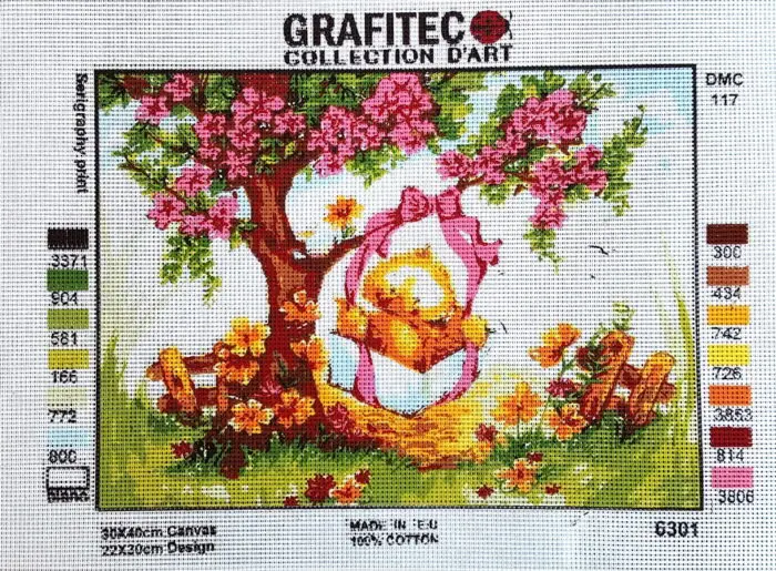 Kanwa z nadrukiem KACZUSZKA (6301)