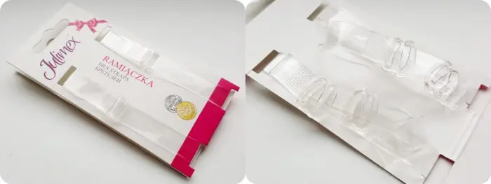 RAMIĄCZKA SILIKONOWE, TRANSPARENTNE