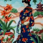 Kanwa z nadrukiem GEJSZA (6216)