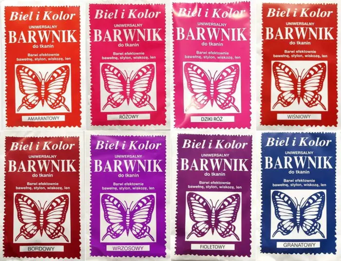 BARWNIK do tkanin