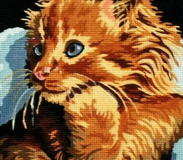 Kanwa z nadrukiem KOT (6229)